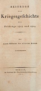 Lützow), (Ludwig Adolf Wilhelm Freiherr von Beiträge zur Kriegesgeschichte der Feldzüge 1813 u. 1814. Von einem Officier der alliirten Armee. Berlin, 