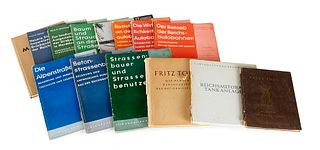   Sammlung von 20 Publikationen zum Thema Reichsautobahn.