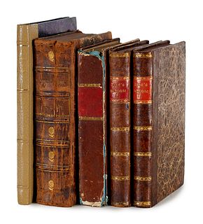   4 Werke des späten 18. und frühen 19. Jh. in 5 Bänden.