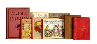   Sammlung von 9 Werken des 20. Jahrhunderts in 10 Bänden.