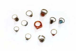 A quantity of rings,