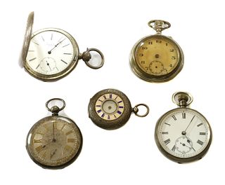 A quantity of pocket watches,