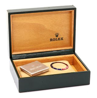 A Rolex box,