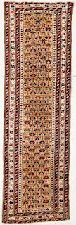 Antique East Caucasian Rug: 3'10" x 10' (117 x 305 cm)