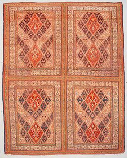 Antique Oushak Rug: 10' x 12' (305 x 366 cm)