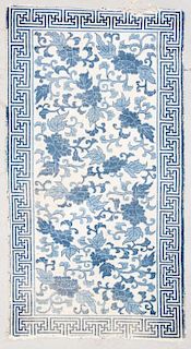 Antique Japanese Cotton Pile Rug: 3'2" x 5'10" (97 x 178 cm)