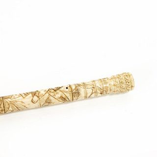 Asian Bone Handle Carved Cane