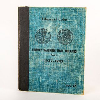 Coins Collectors Book Liberty Walking Half Dollars 1937-47
