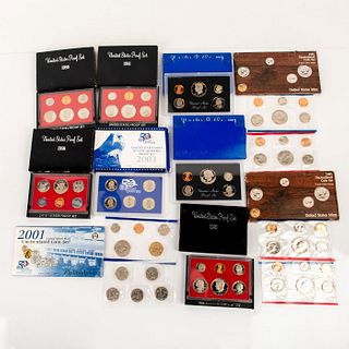 10 Us Mint Silver Proof Sets(1980-2003)