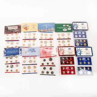 10 Us Mint Silver Proof Sets(1990-2003)