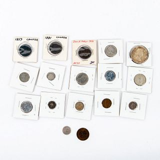 Group of Canadian Coins