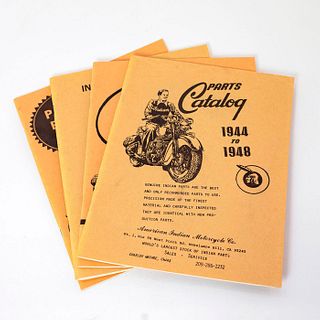 4pc Indian Motorcycle Operation Manual and Parts Price Book