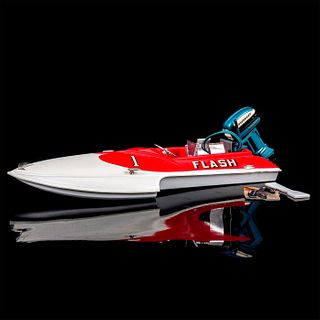 Partially Assembled Flash Model Boat
