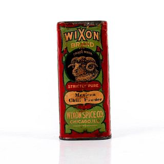 Vintage Wixon Mexican Chili Powder Lithograph Spice Tin