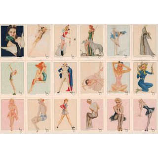 1992 21st Century Archives Vargas Pin-Up Cards, Full Set