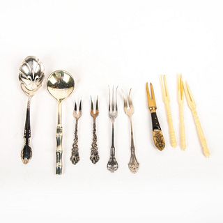A Small Assortment of Pickle Fork Flatware