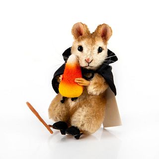 R John Wright Collectible Mouse Figure, Trick Or Treat