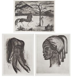 A GROUP OF TEN LITHOGRAPHS BY BORIS LOVET-LORSKI (AMERICAN 1894-1973), VOL. 1