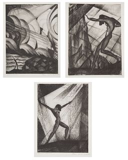 A GROUP OF TEN LITHOGRAPHS BY BORIS LOVET-LORSKI (AMERICAN 1894-1973), VOL. 2 