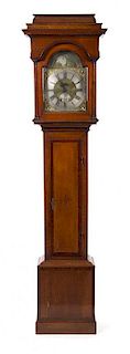 An English Oak Tall Case Clock, WILLIAM WHITE, ASWARBY, Height 88 inches.