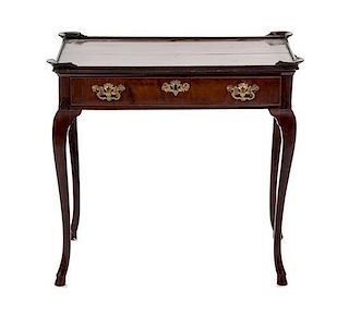 A Chippendale Style Mahogany Tea Table, 18TH CENTURY, Height 29 x width 30 1/4 x depth 20 3/4 inches.
