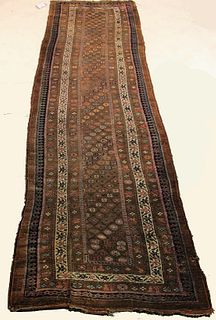 ANTIQUE HAND-KNOTTED SARAB RUNNER