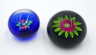 Two Lampwork Paperweights