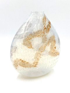 Art Glass Vase, Dated 1978