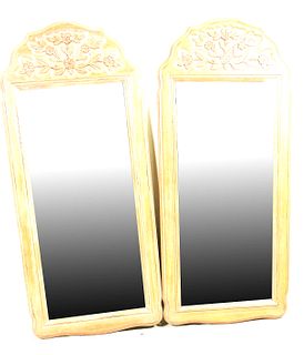 PAIR OF HICKORY MFG CO. COUNTRY FRENCH MIRRORS
