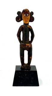 African Carved and Painted Wood Figure