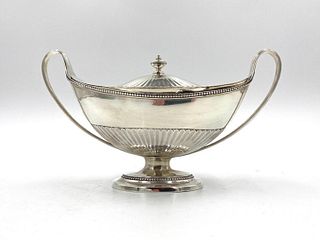 English Sterling George III Covered Sauce Tureen