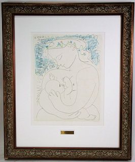FRAMED & MATTED PICASSO PRINT
