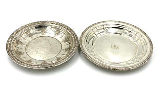 Two American Sterling Silver Trays