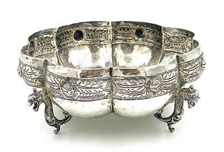 Sanborn's Mexico Sterling Footed Dish