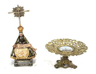 MIXED LOT OF TWO VINTAGE RELIGIOUS PIECES
