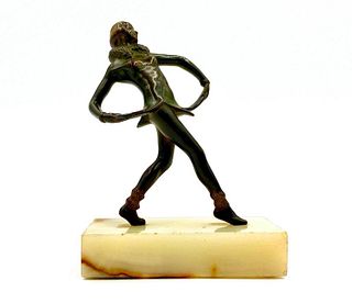 Stefan Dakon Bronze Figure of a Dancer