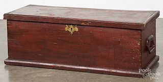 Painted tool chest, ca. 1900