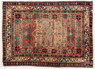 Shirvan carpet, ca. 1930, 4'11" x 3'6".