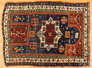 Kazak carpet, early 20th c., 6' x 4'1".
