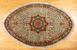 Contemporary Qom style carpet, 10'5" x 6'8".