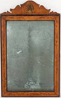 Bird's-eye maple mirror, 19th c.