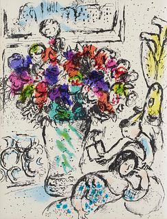 Sorlier, Charles Chagall Lithograph IV. Aus dem Französischen übersetzt von Eric Weiser. Mit 2 OFarblithographien (Einband und Frontispiz) und zahlr. 
