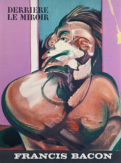   Derrière le Miroir. No. 162. Francis Bacon. Mit 5 Lithographien nach Gemälden u. tls. farb. Abb. sowie 1 gefalt. Triptychon-Reproduktion. Paris, Mae