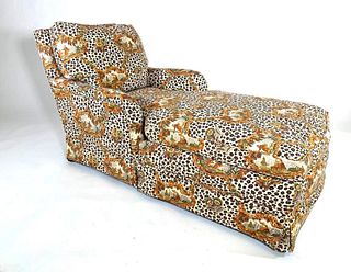 Down Filled Upholstered Chaise Longue