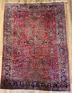 Antique Sarouk Carpet, 10'5" x 6-10"