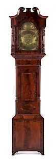 * An English Mahogany Tall Case Clock, WILLIAM AVENEL, ALRESFORE, Height 86 inches.