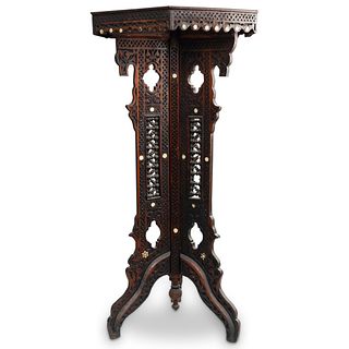 Moroccan Inlaid Wood Table