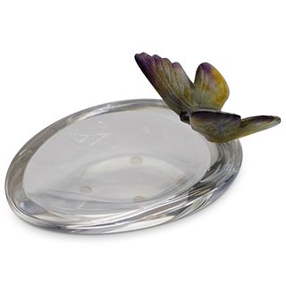 Daum "Papillon" Crystal Bowl