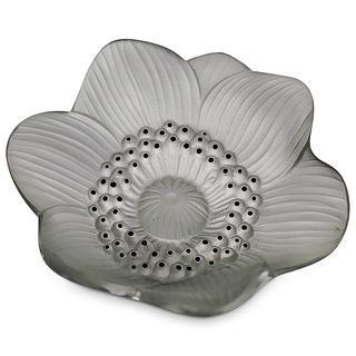 Lalique "Anemone" Crystal Flower