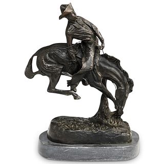 Frederic Remington (American 1861-1909) "Outlaw" Bronze